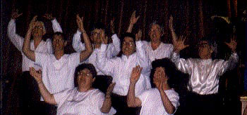 happy clapping chorus