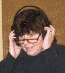 singer 2 with earphones